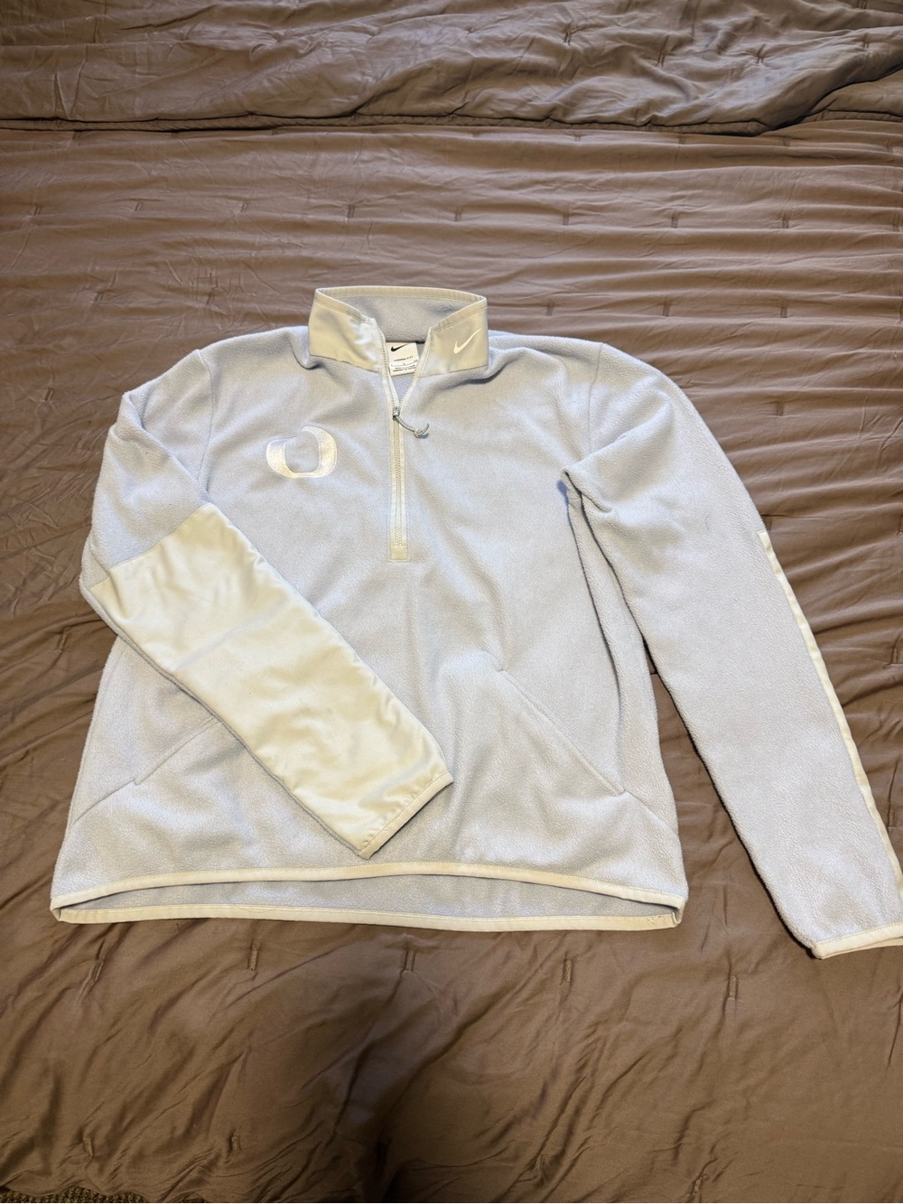 Nike Oregon Ducks Light Lavender Half-Zip Fleece Pullover